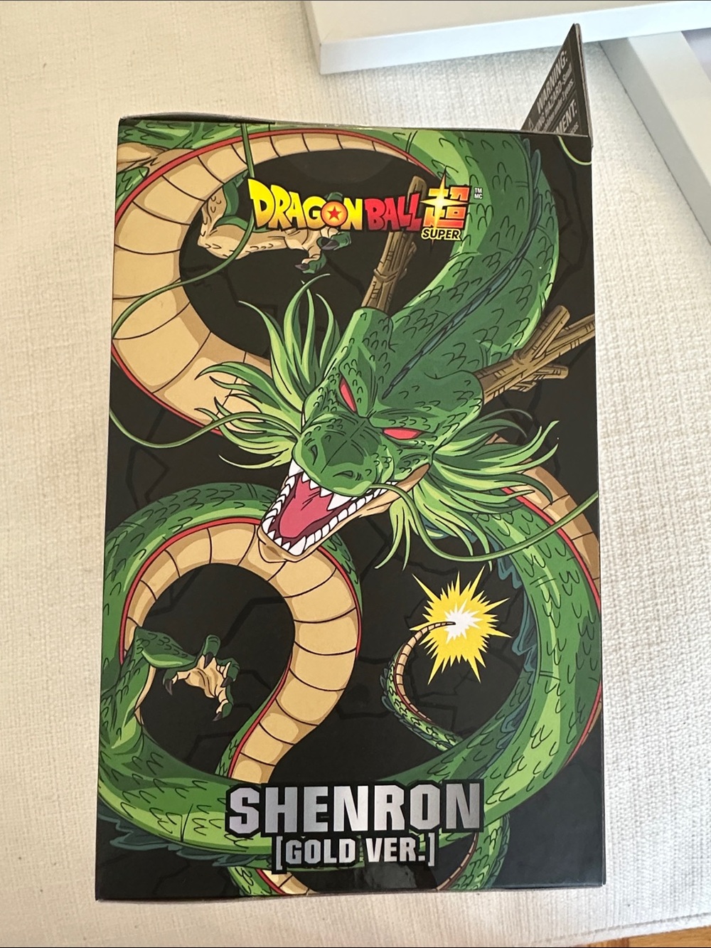 Bandai Dragon Ball Super Shenron Gold Version Figure Black & Gold Like New